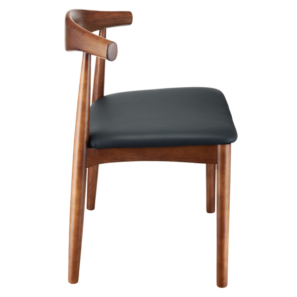 Chair CLASSY ash wood + black cushion